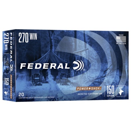 FEDERAL Power Shock 270 Win 150Grs SP