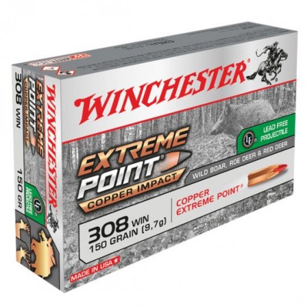 Winchester 308 150Grs Extreme Point Copper Impact