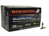 Winchester .22 WM Subsonic, 45Grs, HP Cx.50